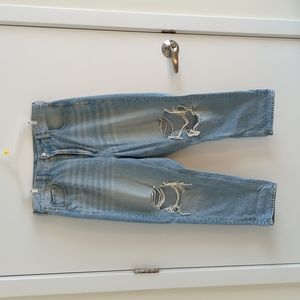 American Eagle Distressed Mom Jeans